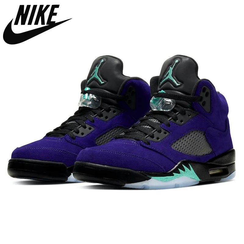 Air aj 5 Basketball Shoes Neon What The  AJ 5 Comfortable Breathable Sneakers Shoes 7-13