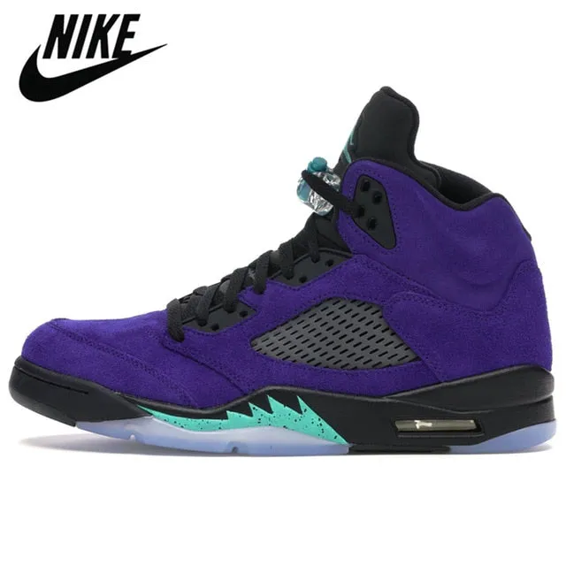 Air aj 5 Basketball Shoes Neon What The  AJ 5 Comfortable Breathable Sneakers Shoes 7-13